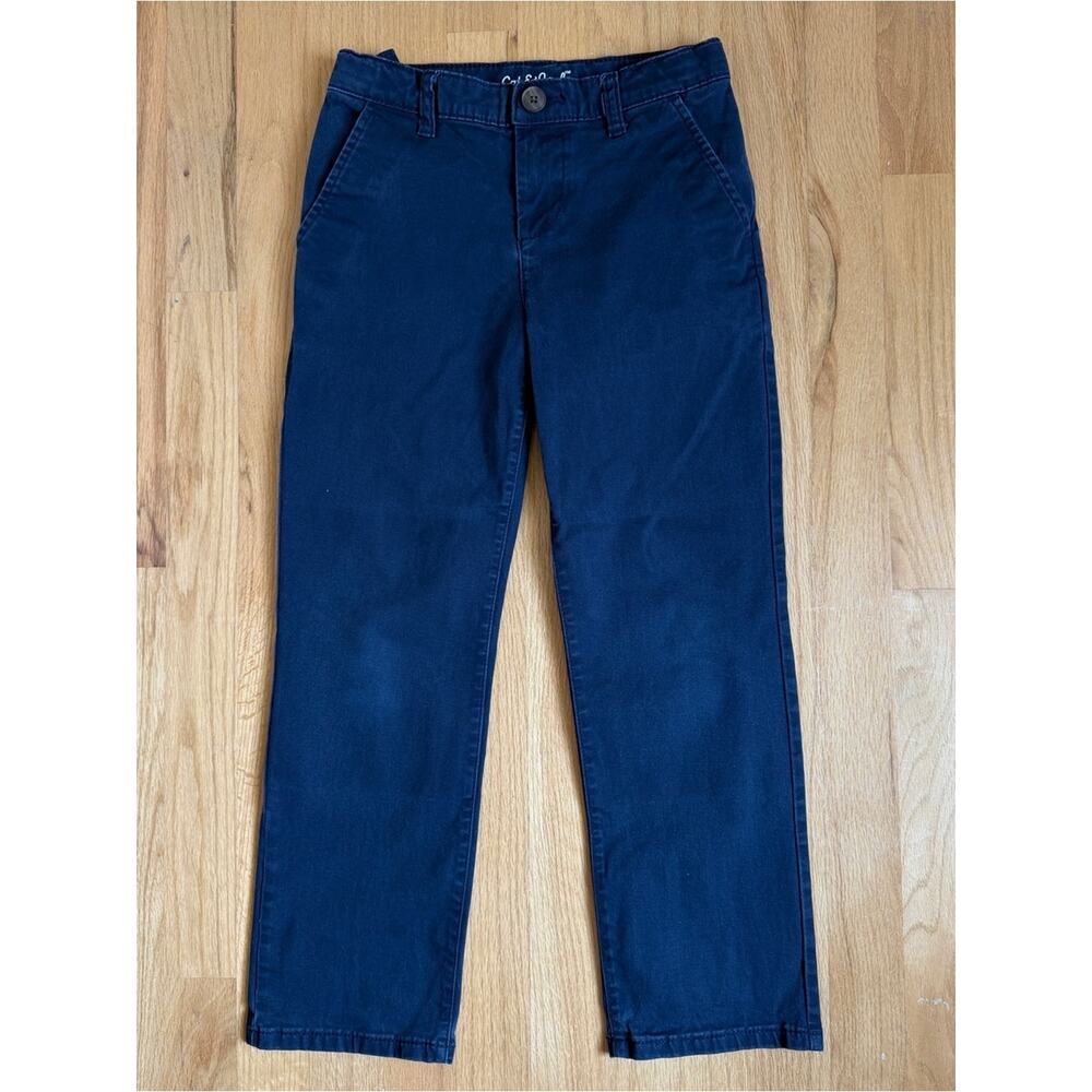 Bundle Cat & Jack Navy Blue Straight-Leg Chinos Boys Size 8 - Picture 4 of 10